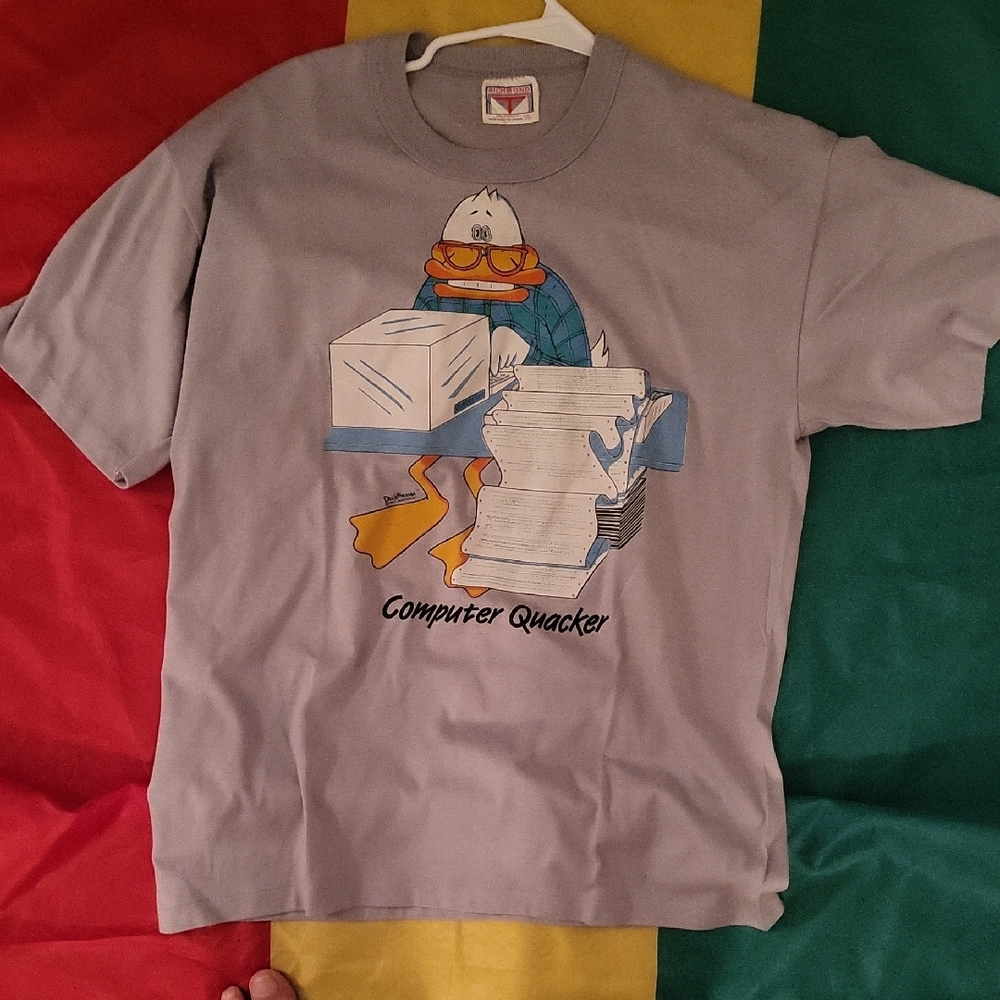 Richmond Light Gray Computer Quacker Tee
